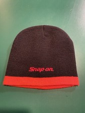 Blue + Red SnapOn Beanie Snow