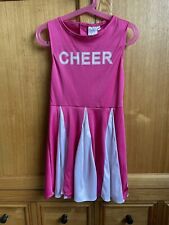 Girls Cheerleader Costume Childrens Child Fancy Dress Kids Age 5-7 Years