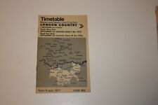 Timetable - London Country