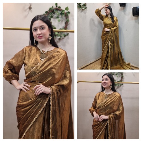 Ready wear saree - wear, with