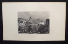 Antique Print: Tivoli, Italy by Clarkson Stanfield, 1850