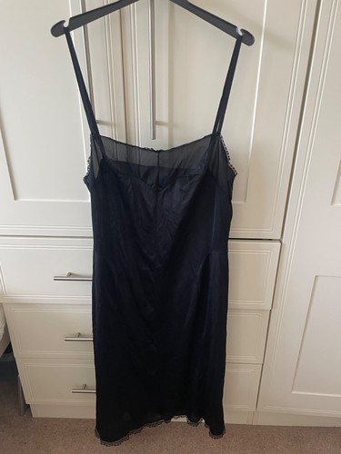 Vintage black slip - slip, size