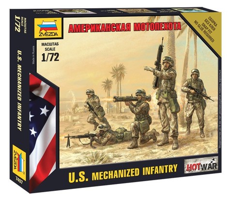 Zvezda zv7407 us - zvezda, 1/72