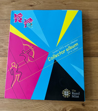 Royal Mint London 2012 50p Sports Collection Olympic Album - Empty, No Coins 