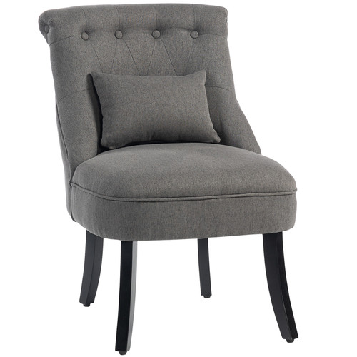 Charcoal grey accent - grey, chair