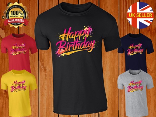 Happy birthday shirt - birthday, mens