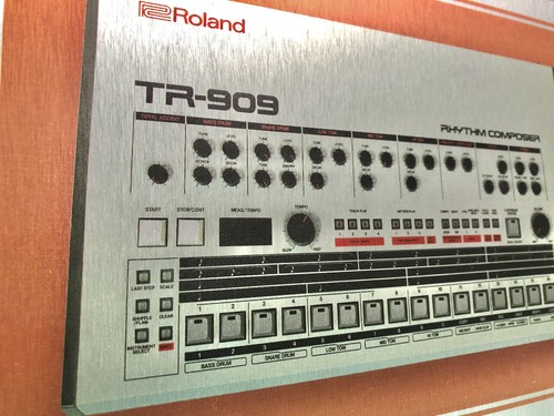 Roland 909 framed drum - tr, a4