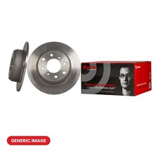 2x Brake Discs Front Solid