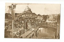 BRITISH EMPIRE EXHIB 1924 - AMUSEMENT PARK - OLD VINTAGE PC  WEMBLEY PARK LONDON