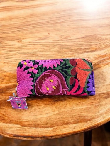 Colorful wallet handcrafted - colorful,