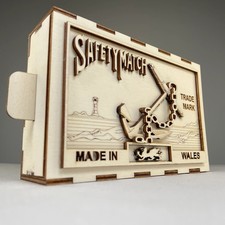 Matchbox diy wooden - (anchor),