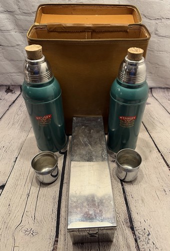 Vintage double stanley thermos - double,