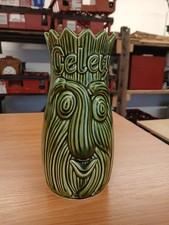 Vintage Celery Ceramic Vase