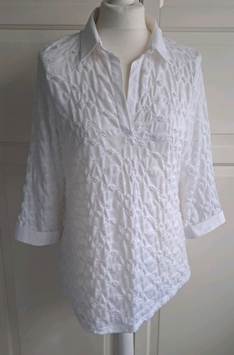 Ladies white asda sleeve - ladies, 3/4