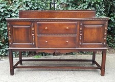 WARING & GILLOWS SOLID OAK SIDEBOARD