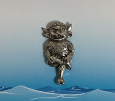 Lincoln Imp Silver Pewter Pin