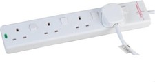 4 Way Gang Surge Protected