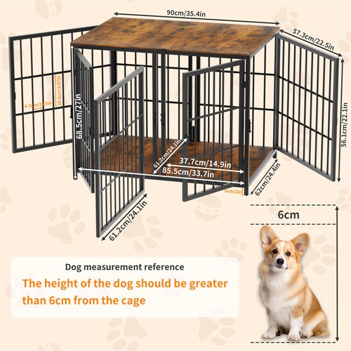 Large wooden dog crate - large,
