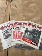 3x 1950s Cycling Magazines Vintage Bike Cycling