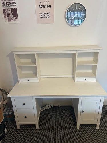 Ikea hemnes wooden desk - ikea,