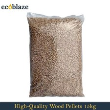 Ecoblaze Premium Wood Pellets 15kg with low Moisture for Oven, BBQ, Burner Stove