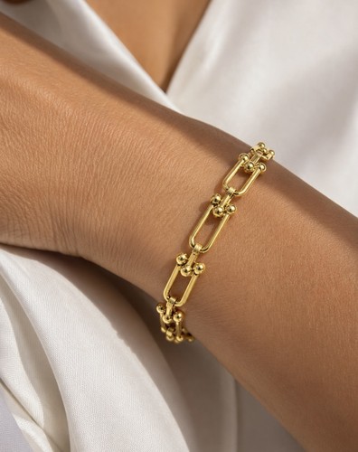 Solid 18ct gold flat hardware - solid,