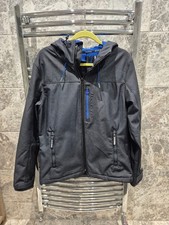 Men's Superdry Jacket,The WindTrekker,  M50001WR, Dark Grey, XL, Hooded, Used.