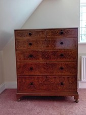 Walnut Chest of Drawers Large