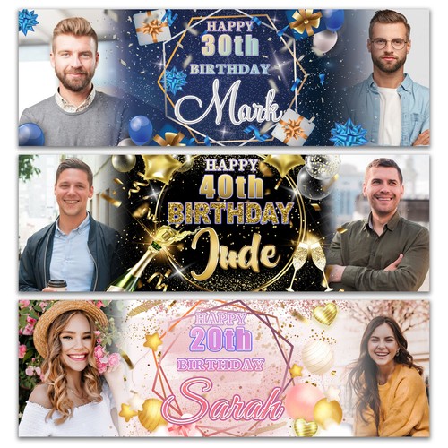 Personalised birthday photo
