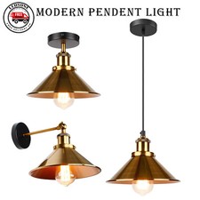 Vintage Industrial Pendant Light Hanging Lamp LED Flush Ceiling Light wall lamp