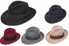 Unisex Wide Brim Fedora Hat