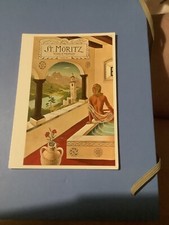 ST MORITZ, SWITZERLAND POSTCARD