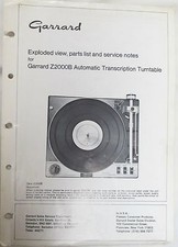 EXPLODED VIEW PARTS LIST &
