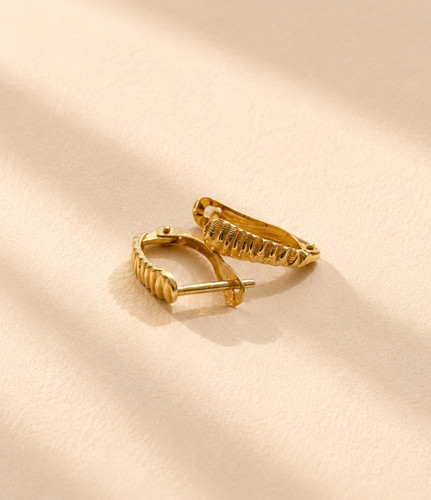 Real solid 14k yellow - solid,