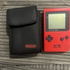 Red Nintendo Gameboy Pocket