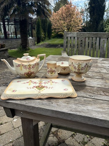 Crown devon pottery etna - pottery,