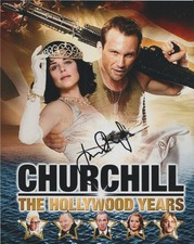 James Dreyfus HAND SIGNED 8x10 Photo Autograph, Churchill: The Hollywood Years