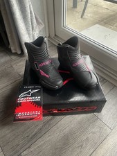 Alpinestars Stella SMX-1 R Boots Black Pink Motorbike Ladies Womens UK 3 EU 36