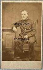 CDV POLICE MAN IN UNIFORM ANTIQUE PHOTO VICTORIAN