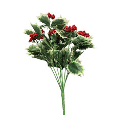 Faux Silk Variegated Holly