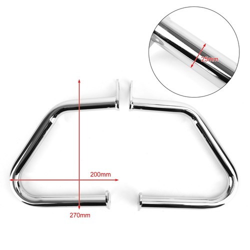 Engine guard chrome - engine, crash