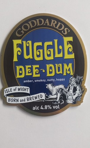 Beer pump clip badge goddards - beer,