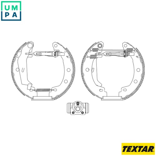 Brake shoe set - shoe,