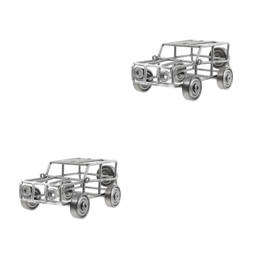 Silver iron buggy model - silver,