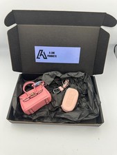 Fiat 500 Pink Keyring Gift Set