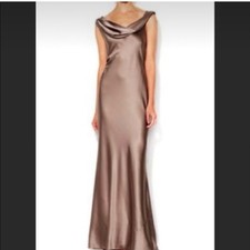 Vera Wang Silk cowl neck Dress