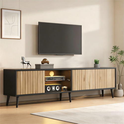 Led cabinet 175cm - led, tv