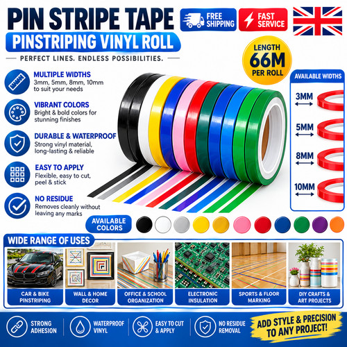 Pin stripe tape pinstripe roll - pin,