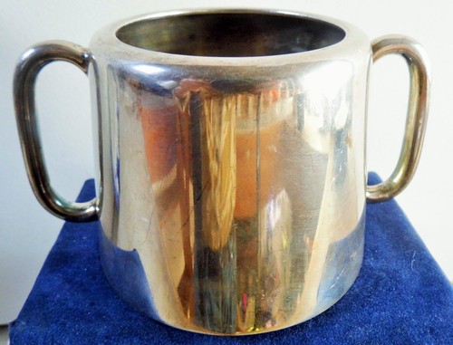 Art deco silver plate sugar - plate,