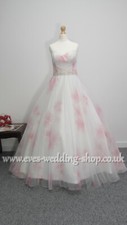  Veromia floral wedding dress UK size 10/12 - check measurements